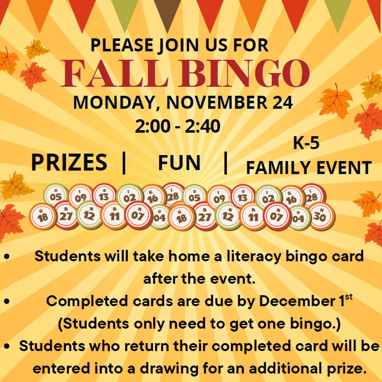 Fall Bingo