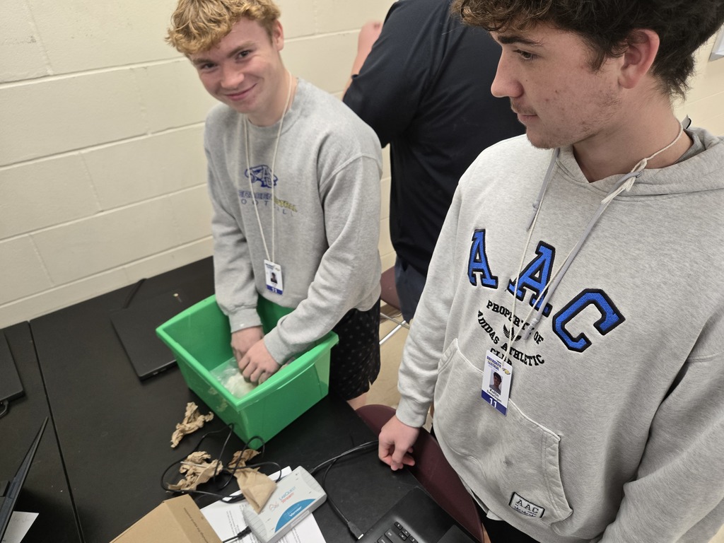 CHS Physics students applying the Laws of Thermodynamics to make Ice Cream!