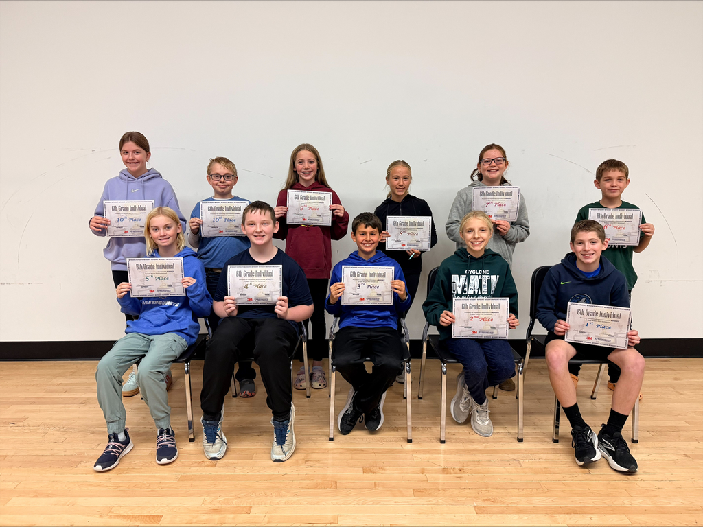 Holgate MathCounts winners