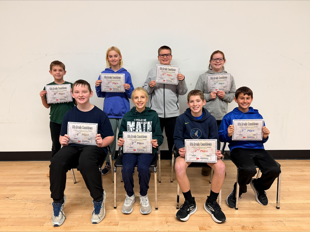 Holgate MathCounts winners