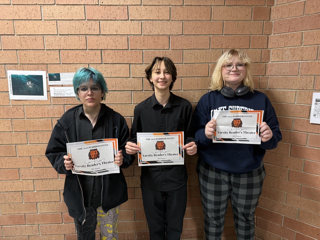 CHS Oral Interp winners