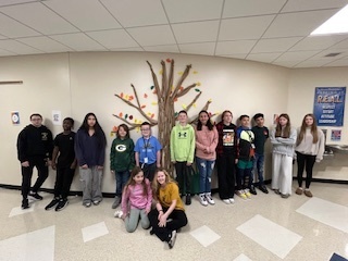 Parker's thankful Homeroom students! 