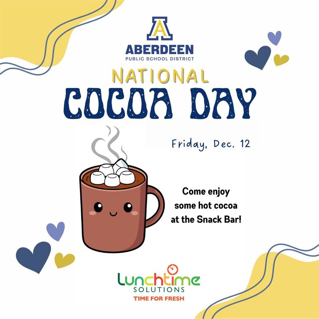 National Cocoa Day, Dec. 12 at CHS