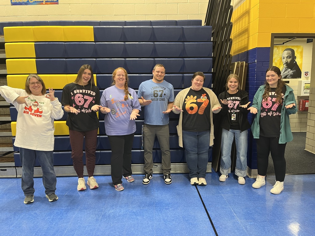 May Overby teachers on the 67th day of school