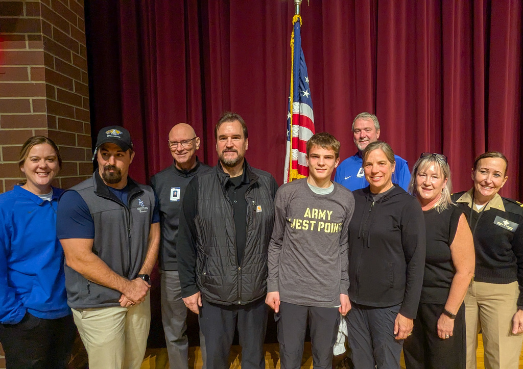 Esten Foss and his family and supporters