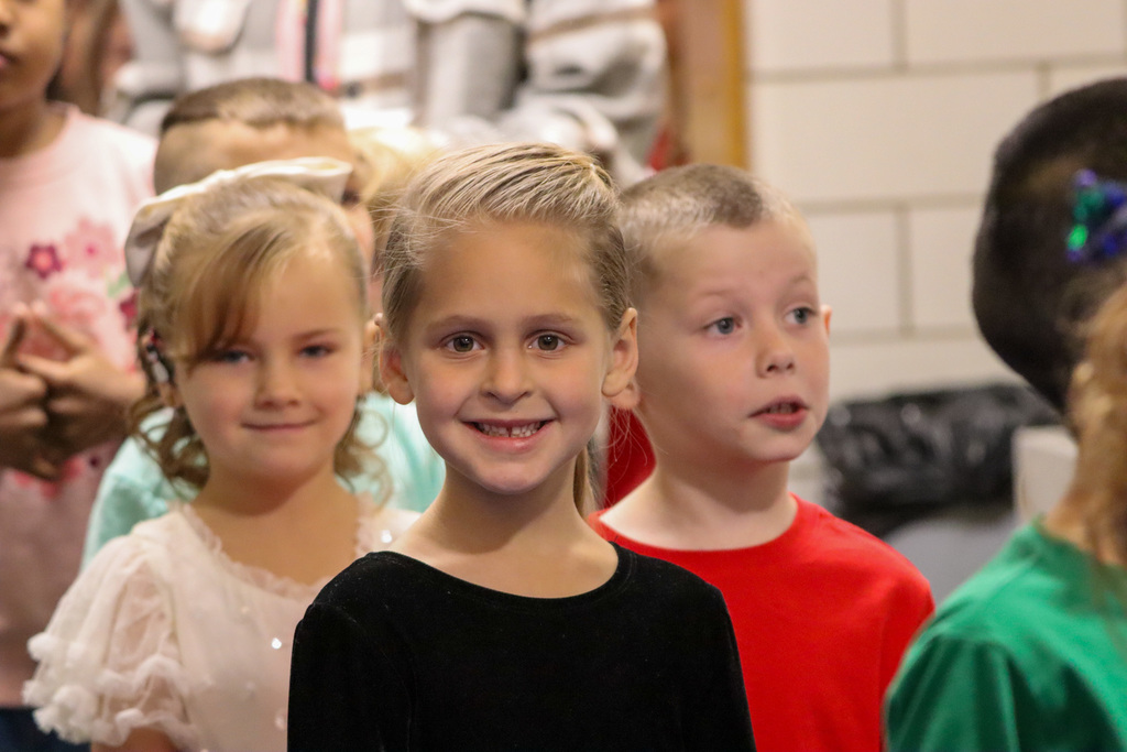May Overby students at the winter program