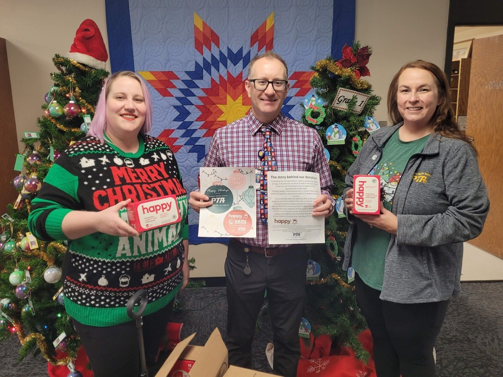 PTA dropping off coffee deliveries