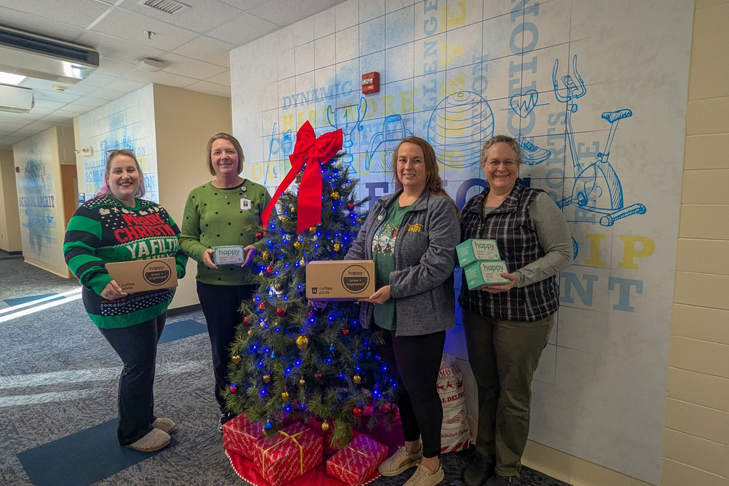 PTA dropping off coffee deliveries