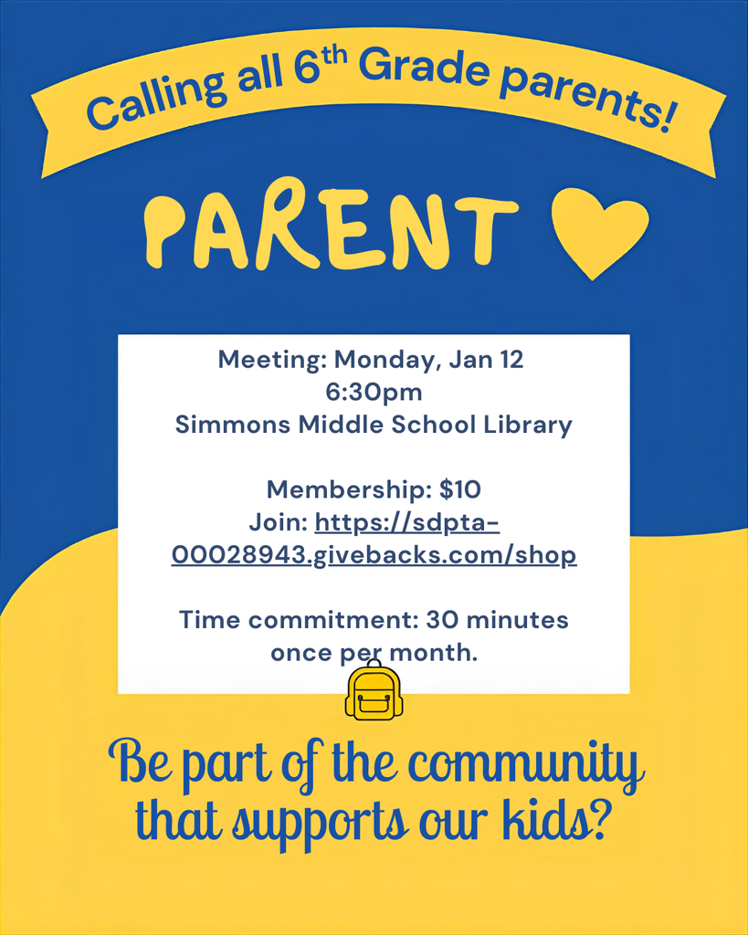 PTA Meeting 1/12/2026