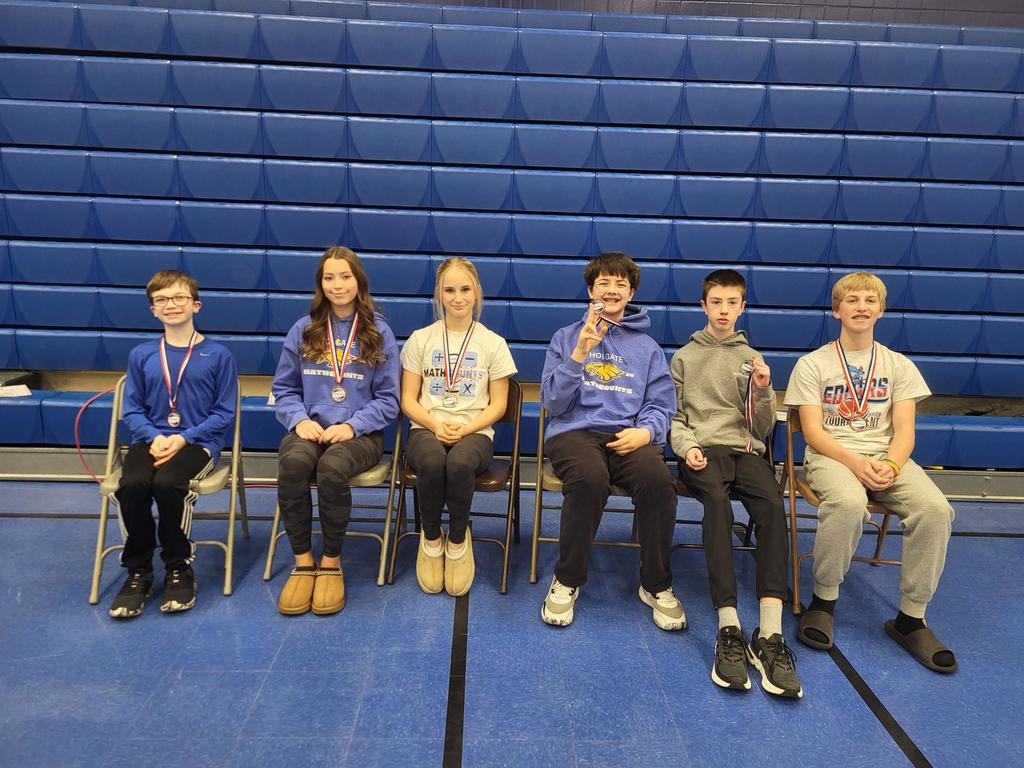 Countdown winners were:   Ayden Moffenbier 5th place, Gigi Golz 10th place, Avyn Waldo 9th place, Asher Judd 5th place, Blake Hauge 1st place, Olund Swenson 3rd place 