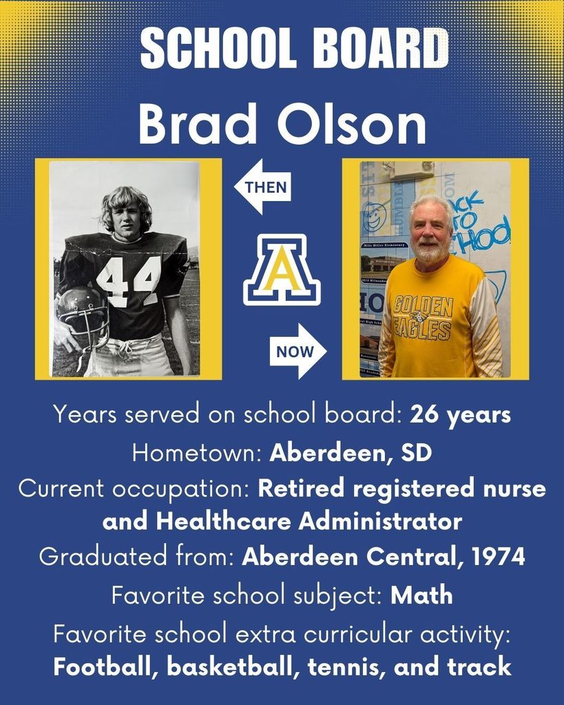 School Board spotlight graphic: Brad Olson