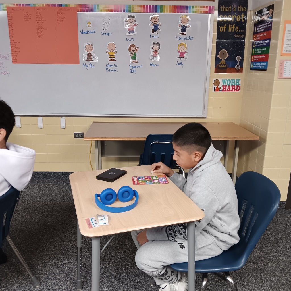 Listening carefully and trying to get a BINGO!