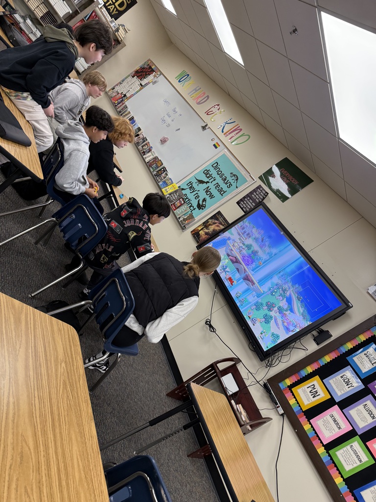 Eighth grade e-Sports practice: Super Smash Bros!