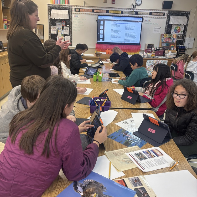Guest speaker answers student questions.