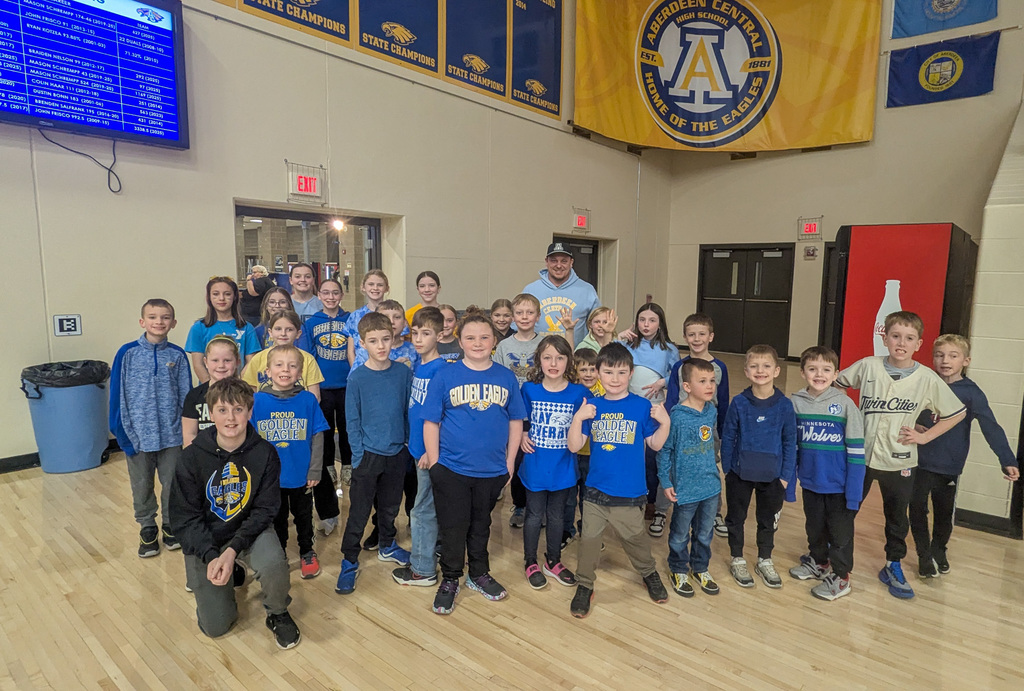 May Overby students at CHS basketball game