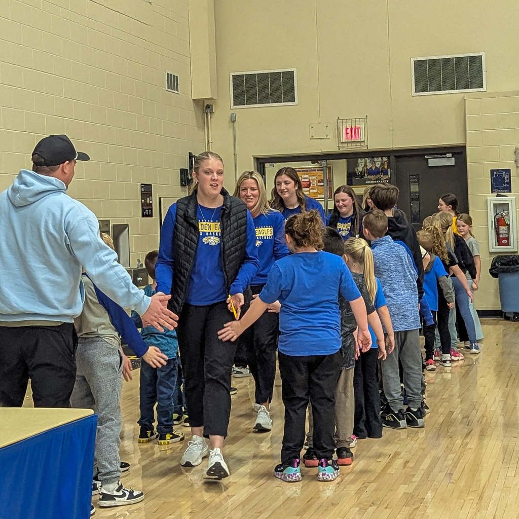 May Overby students at CHS basketball game
