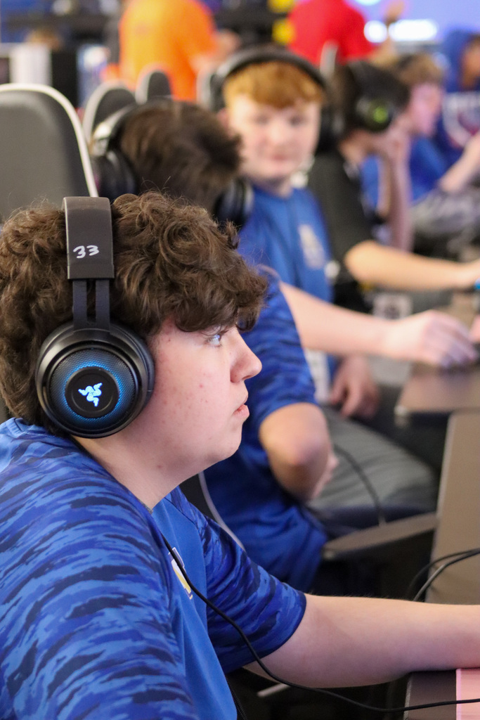 CHS Esports Team member at S.D. State Esports Tournament