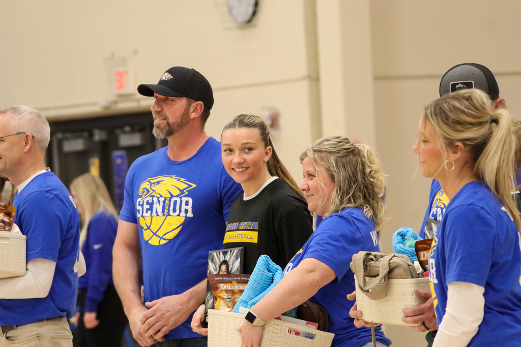 Senior night at CHS girls basketball game