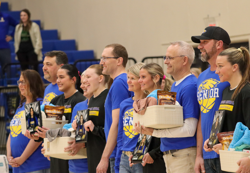 Senior night at CHS girls basketball game