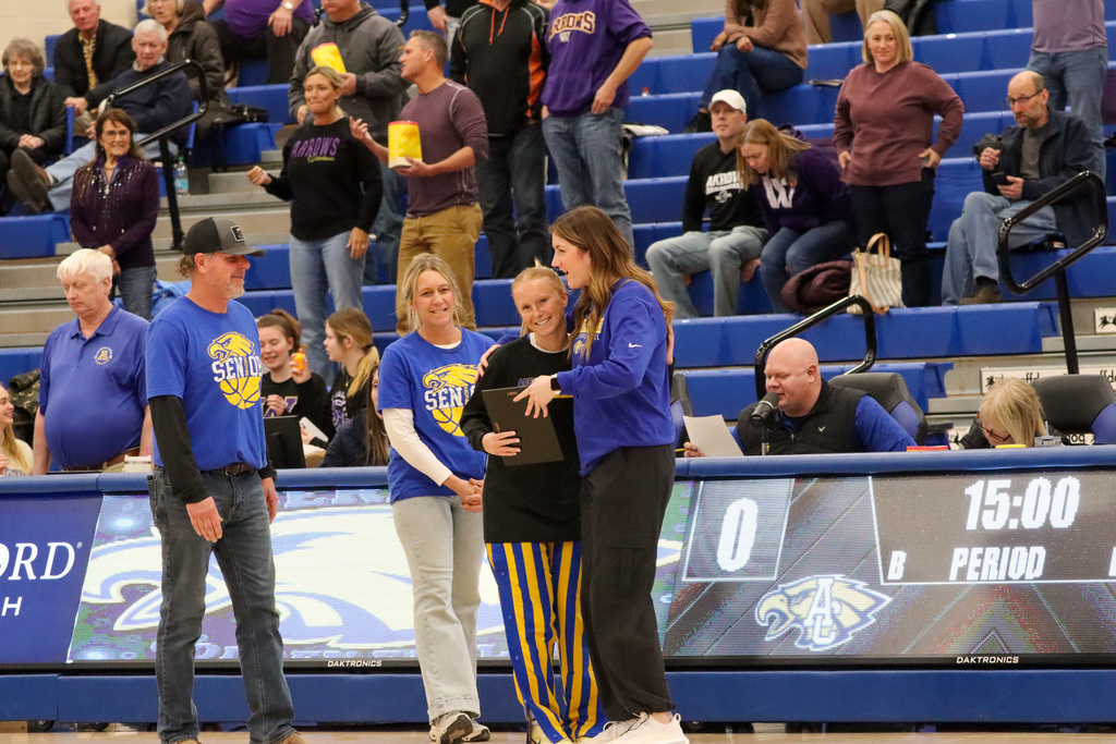 Senior night at CHS girls basketball game