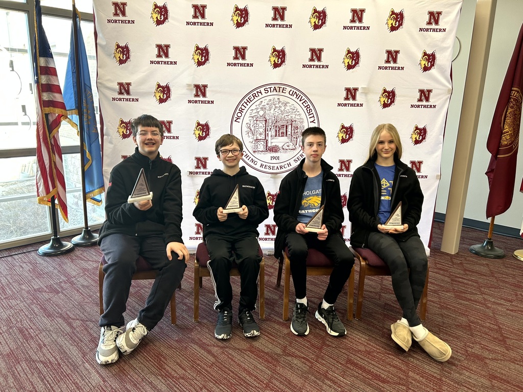 MathCounts winners from Holgate