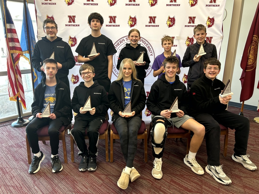 MathCounts winners from Holgate and Simmons