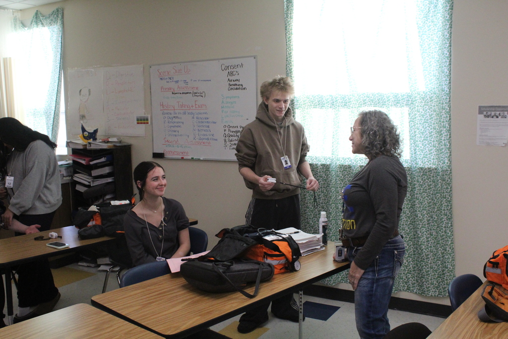 ATEC EMT students and teacher