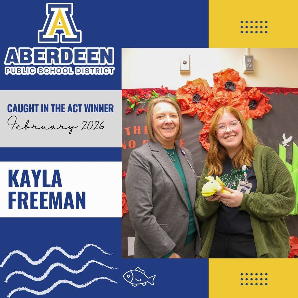 Kayla Freeman with Dr. Guffin