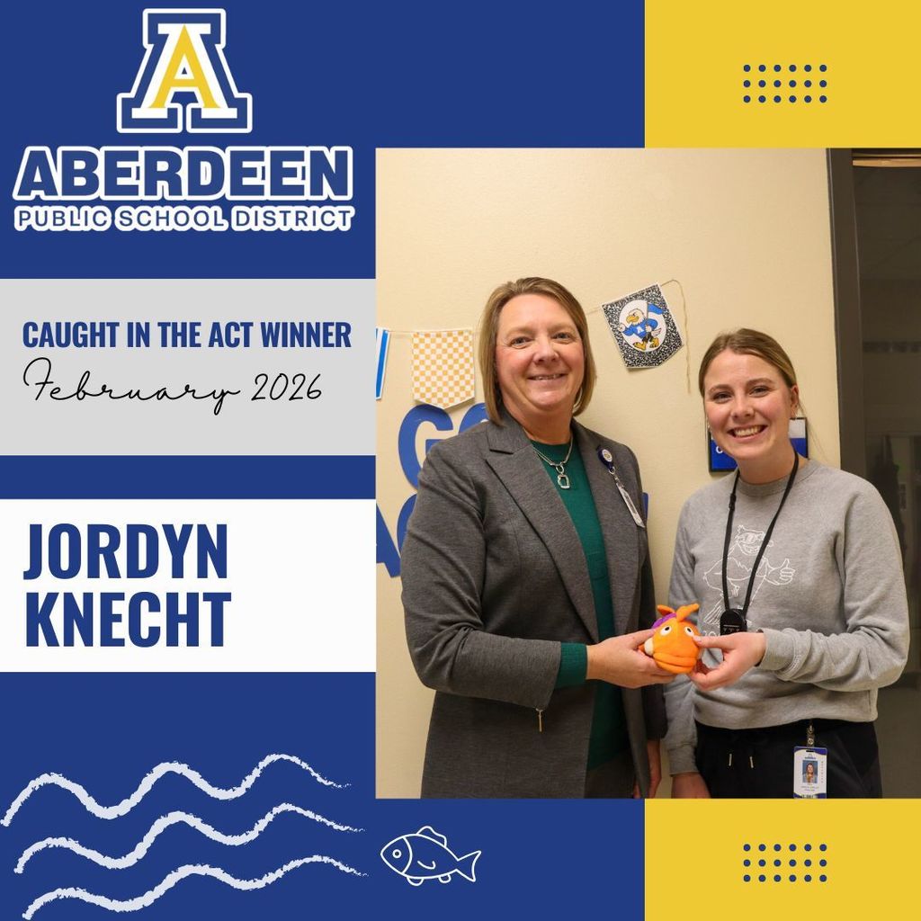 Jordyn Knecht with Dr. Guffin