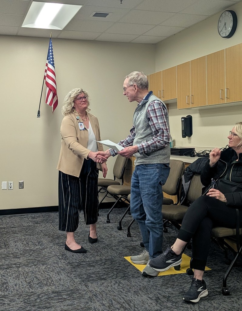 Duane Alm at school board