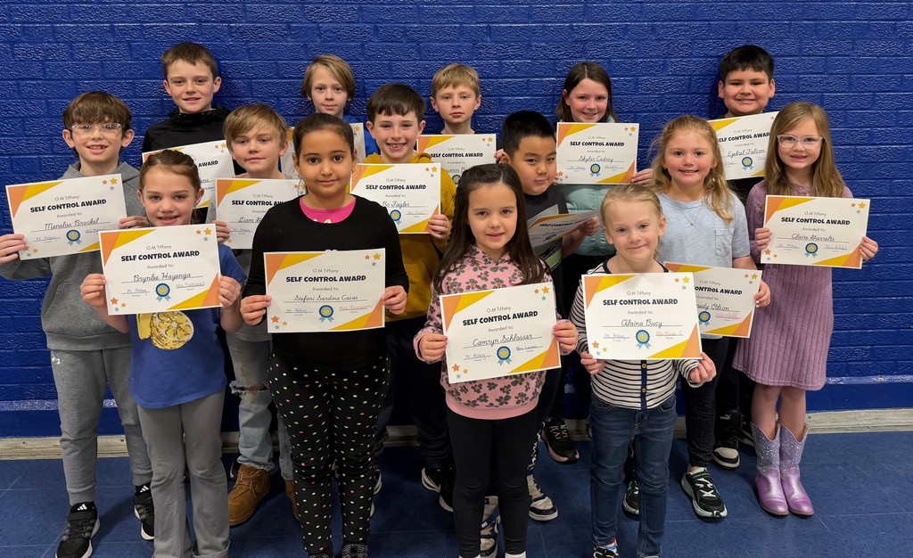 Students with certificates