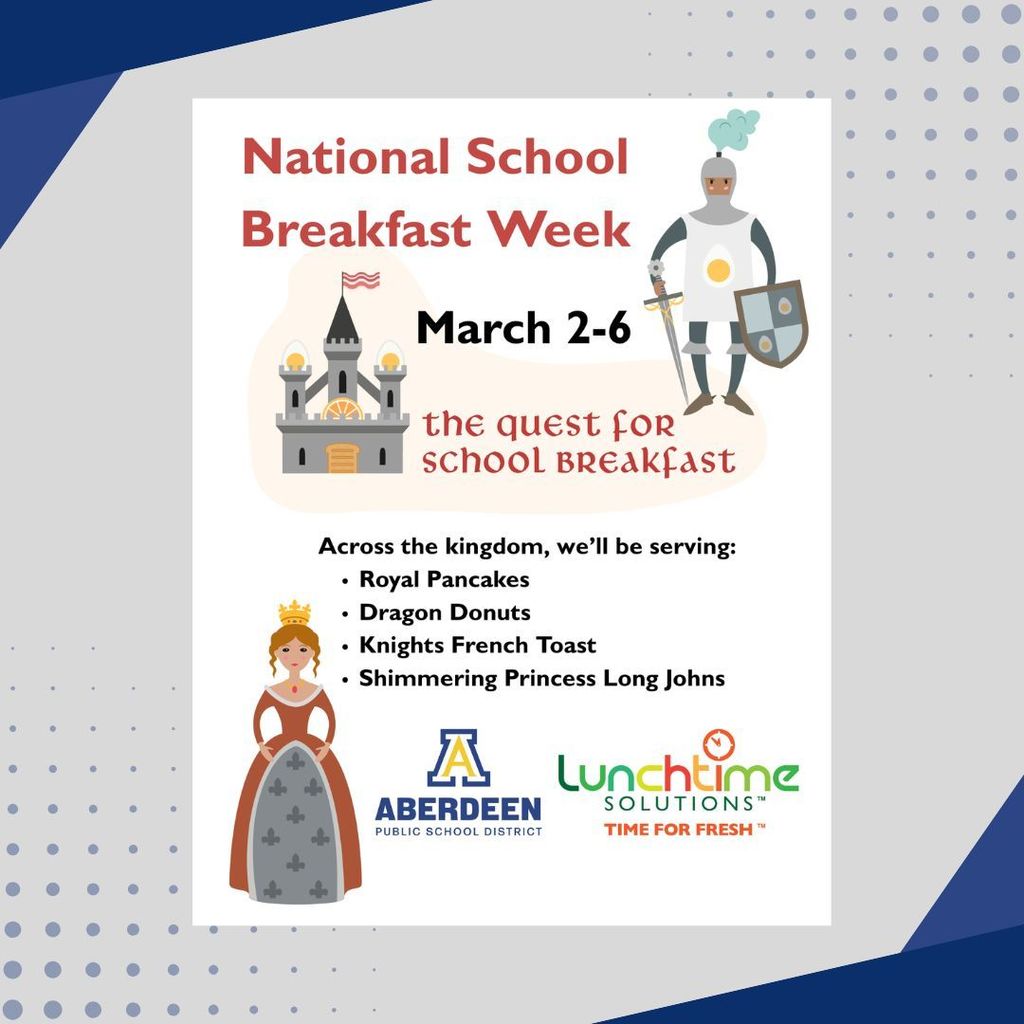 National School Breakfast Week at Aberdeen Public Schools