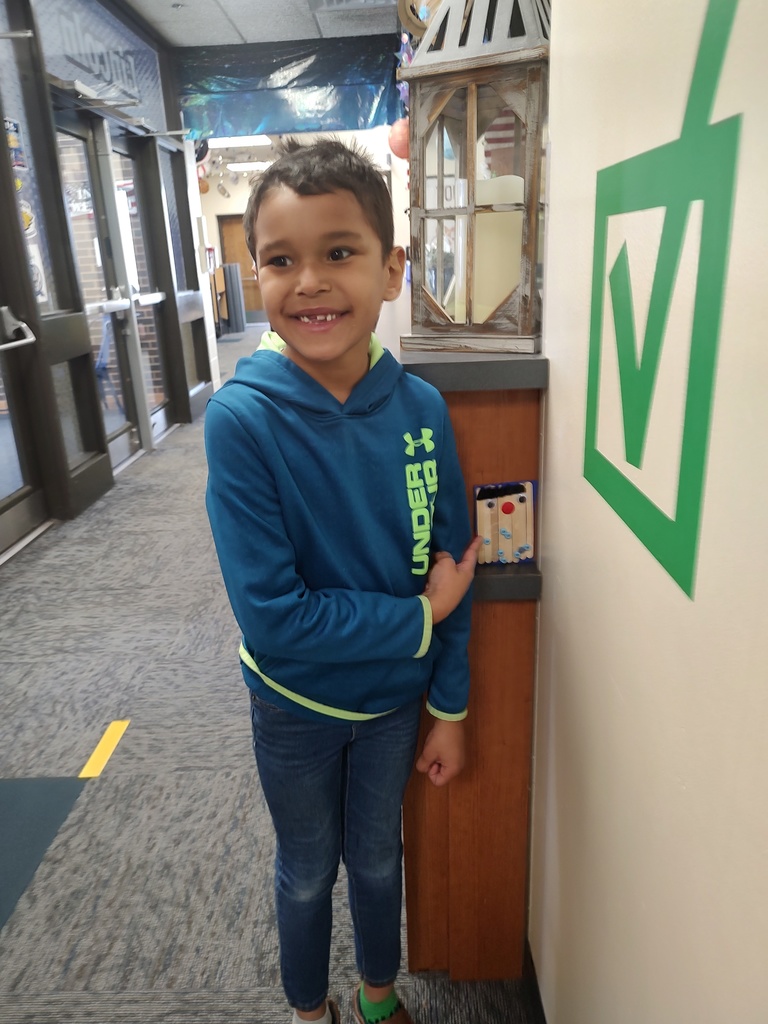 Lincoln student with a troll creation