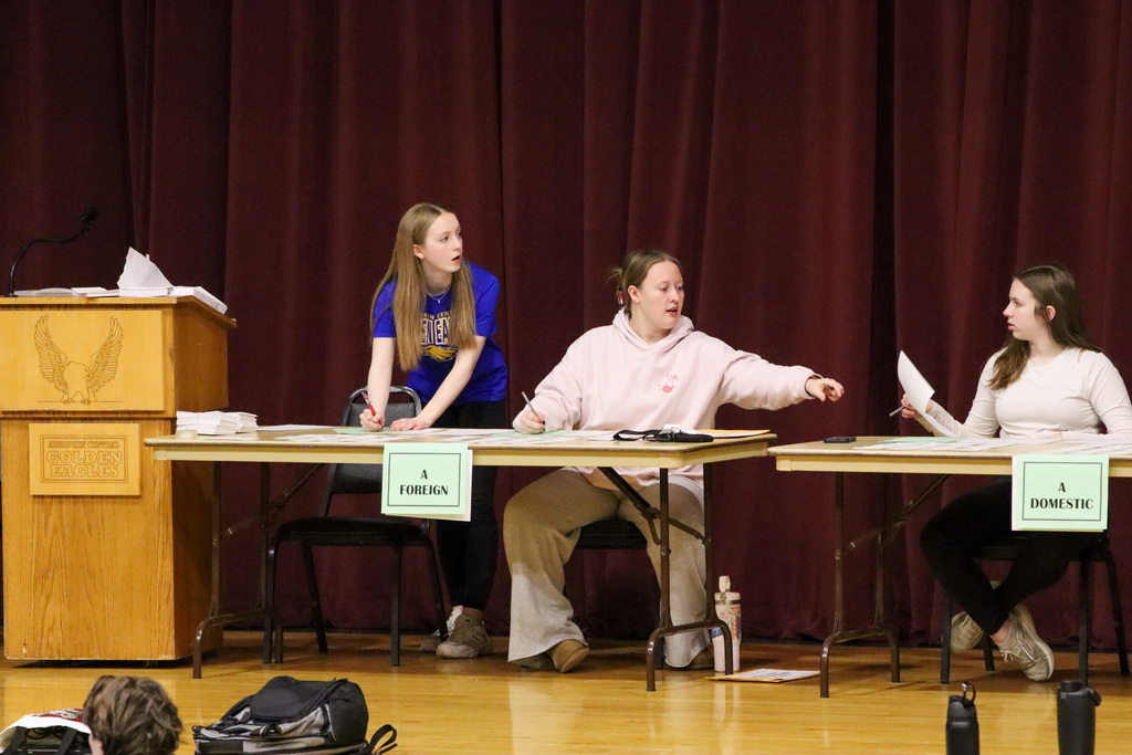 CHS students at Speech and Debate tournament