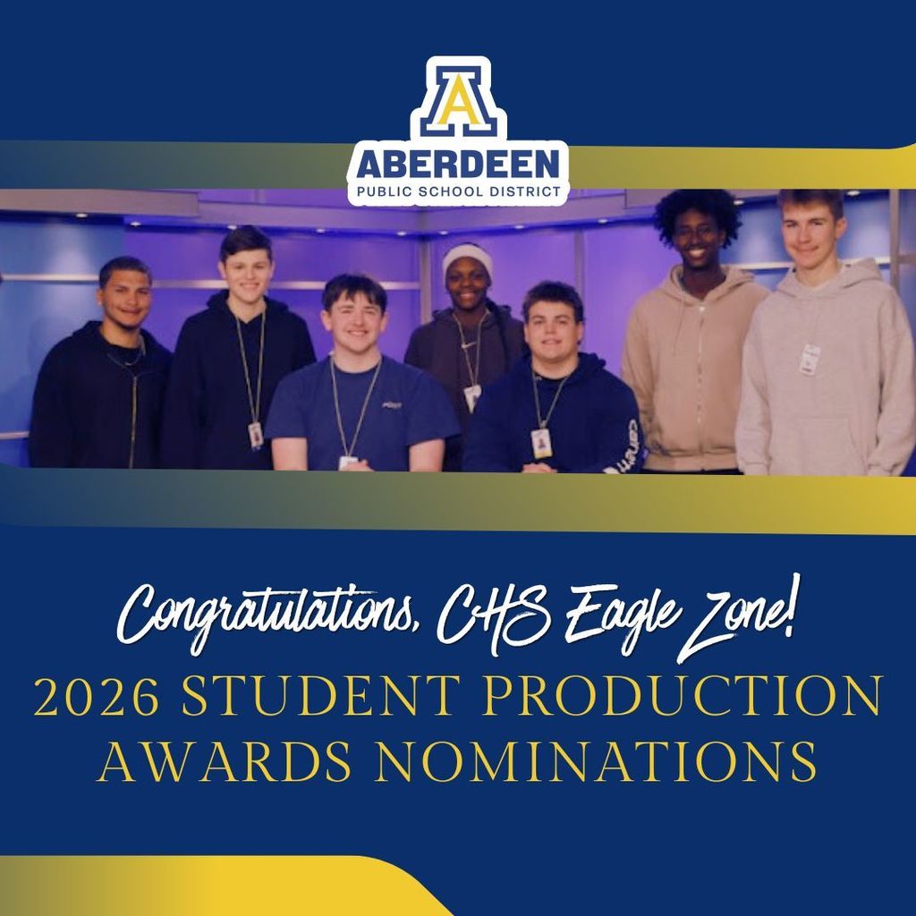 Eagle Zone crew - Congratulations - 2026 Student Production Awards Nominations