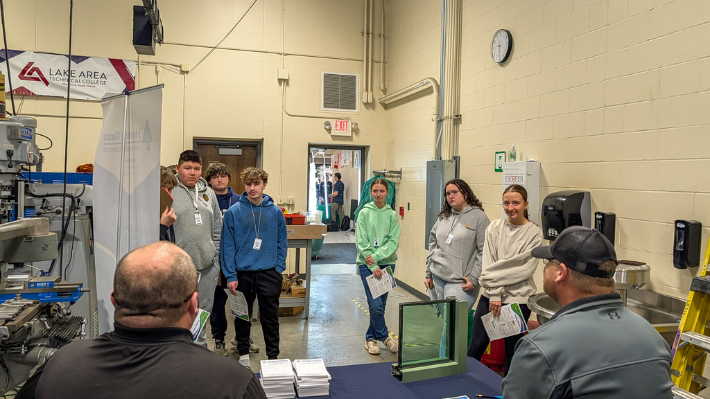 ATEC students listening to local professionals at Career Connections event