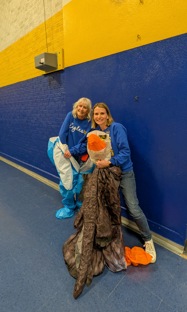 O.M. Tiffany teachers with their costumes