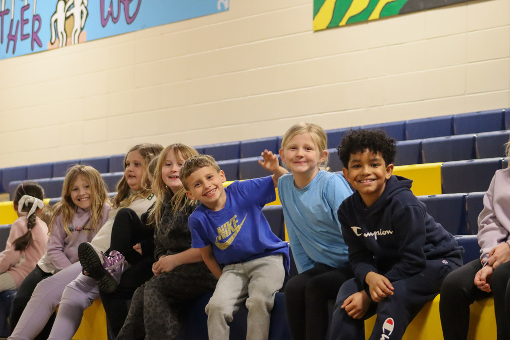 O.M. Tiffany students smiling