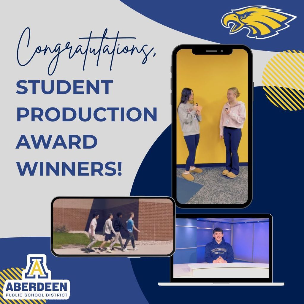 Congratulations, Student Production Award Winners! With photos of winning student broadcasts