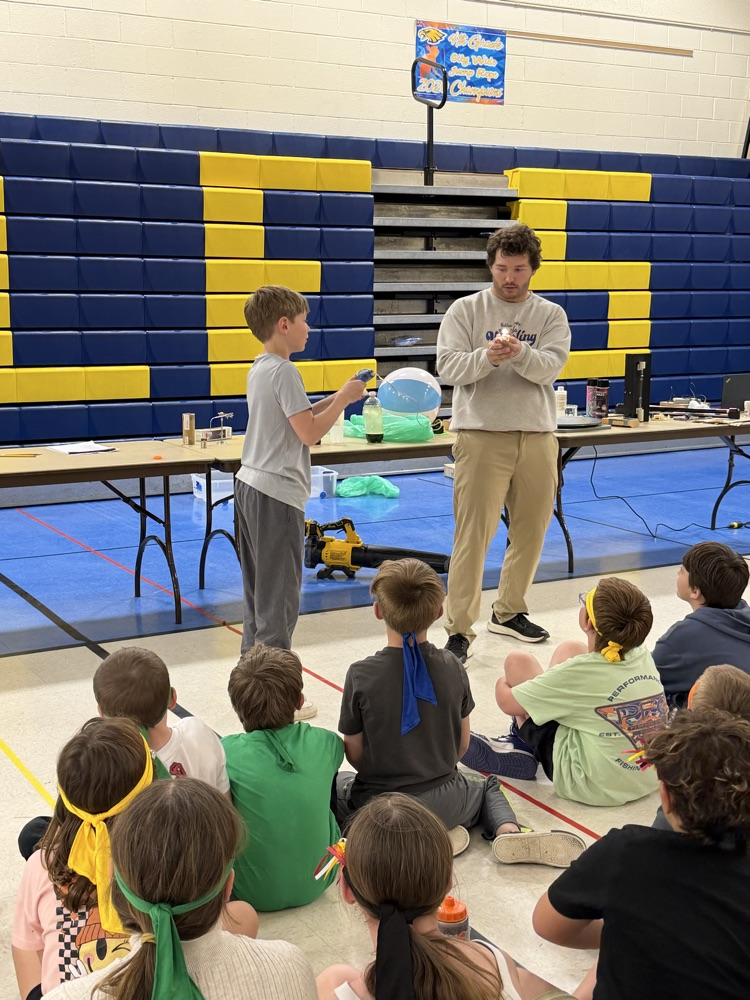 CHS teacher Mr. Flakus presented mind blowing physics experiments to the Number Ninjas! Thank you so much!!!  