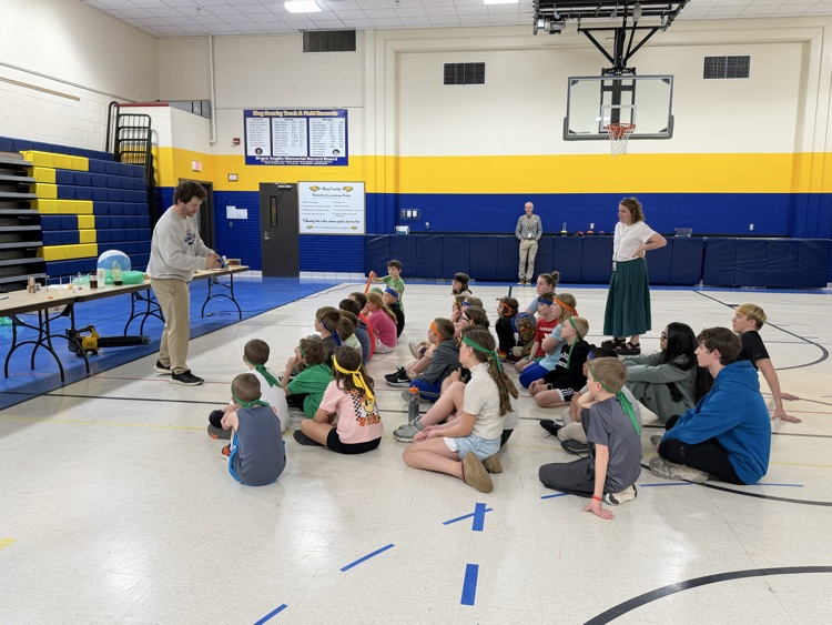 CHS teacher Mr. Flakus presented mind blowing physics experiments to the Number Ninjas! Thank you so much!!!  