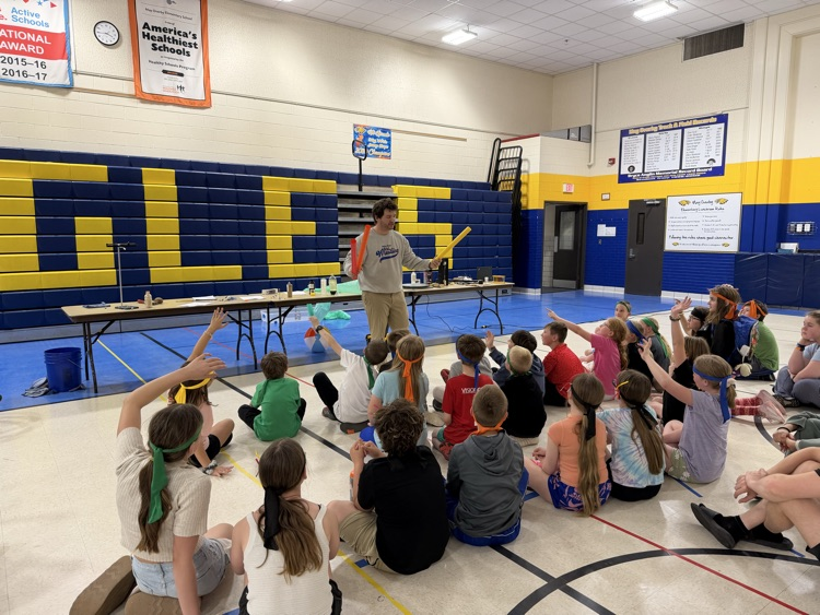 CHS teacher Mr. Flakus presented mind blowing physics experiments to the Number Ninjas! Thank you so much!!!  