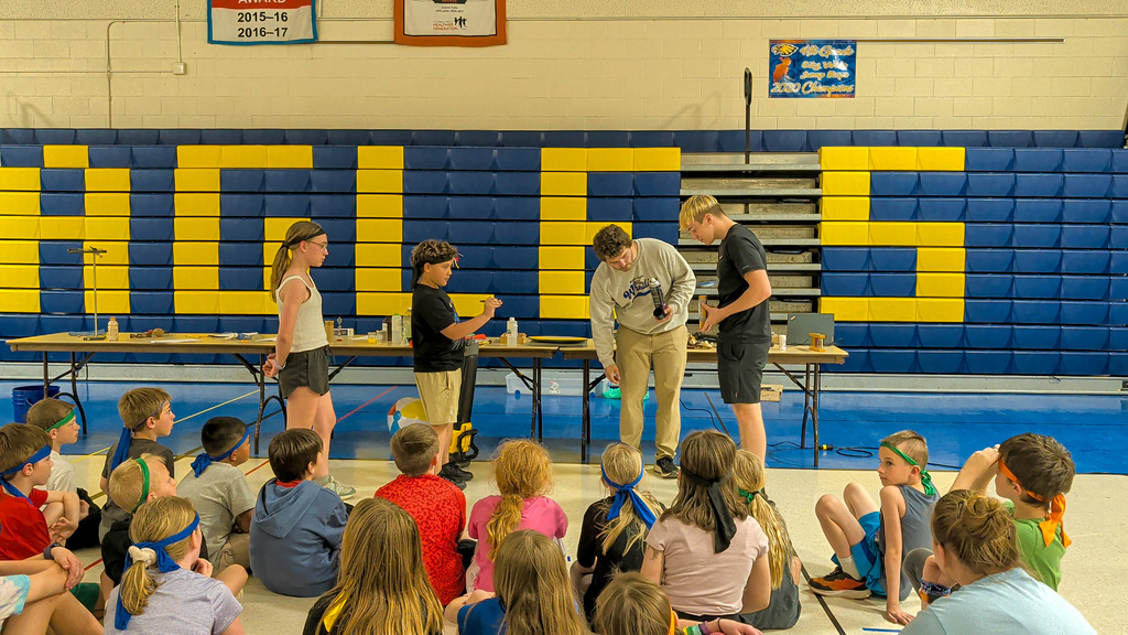 May Overby Number Ninjas learning from Mr. Flakus