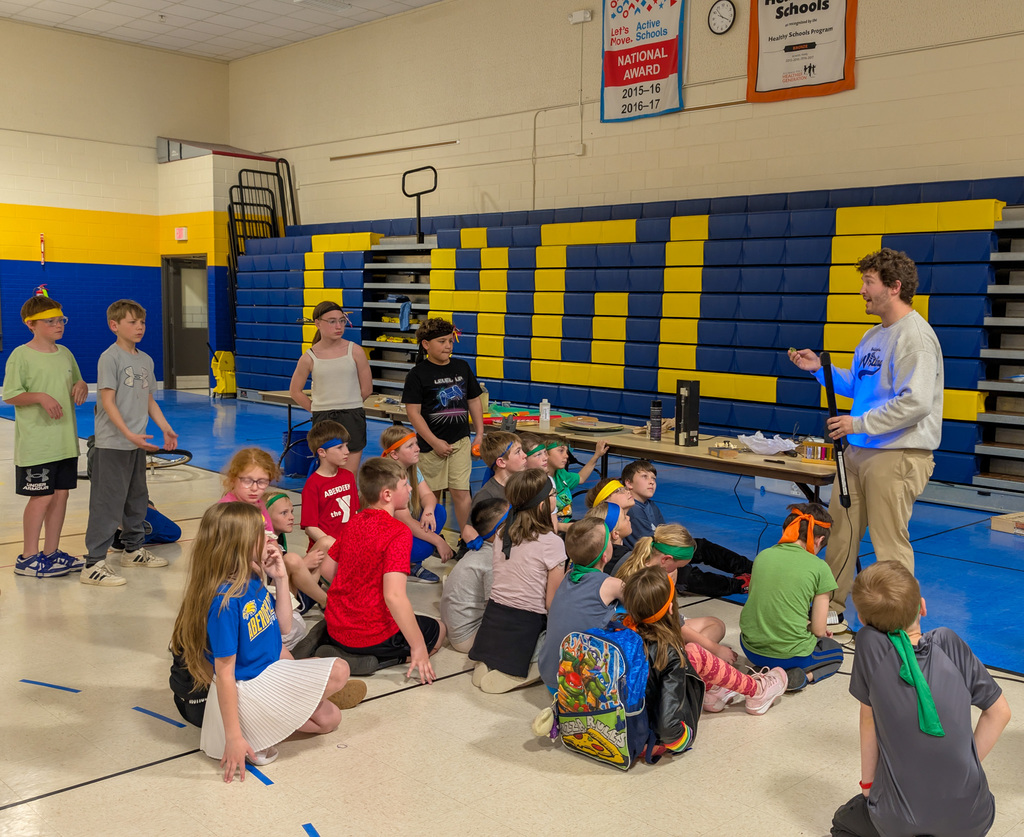 May Overby Number Ninjas learning from Mr. Flakus