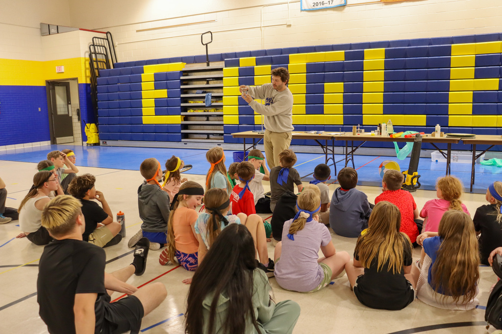 May Overby Number Ninjas learning from Mr. Flakus