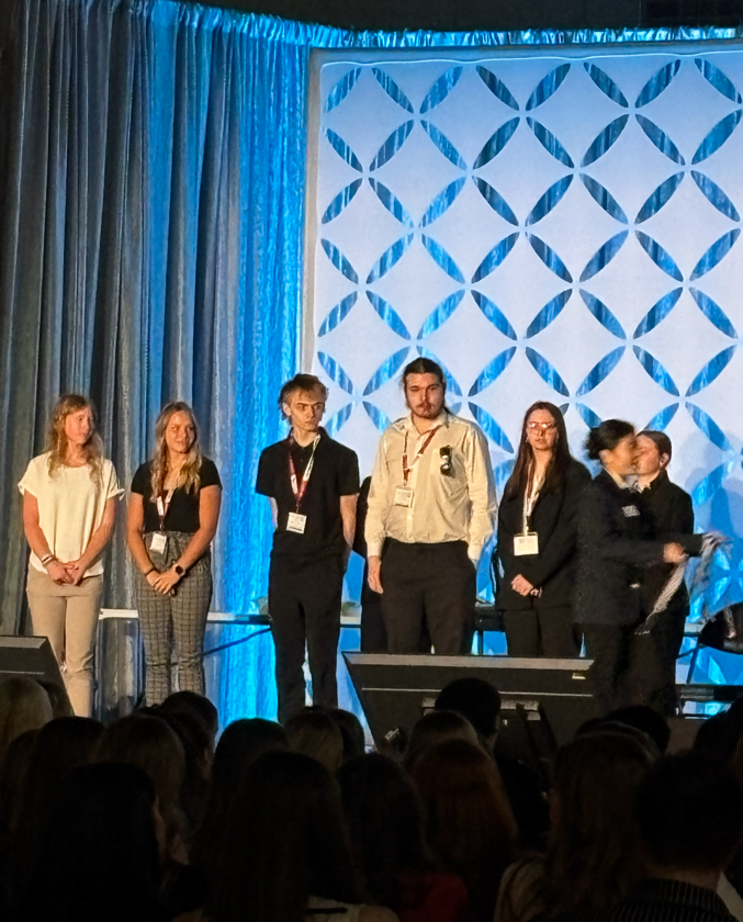 CHS students receiving awards at SDHOSA