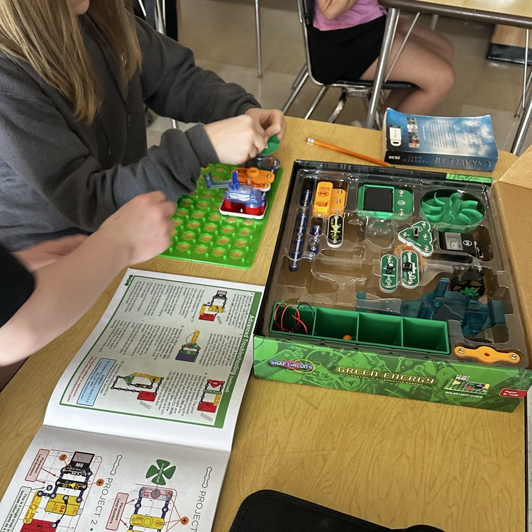 Happy Earth Day from 6th Grade Science!🌎Students kicked off class with a Unique Properties of Earth scavenger hunt and explored what makes our planet so special. Some classes also got hands-on with alternative energy circuit boards!🌱