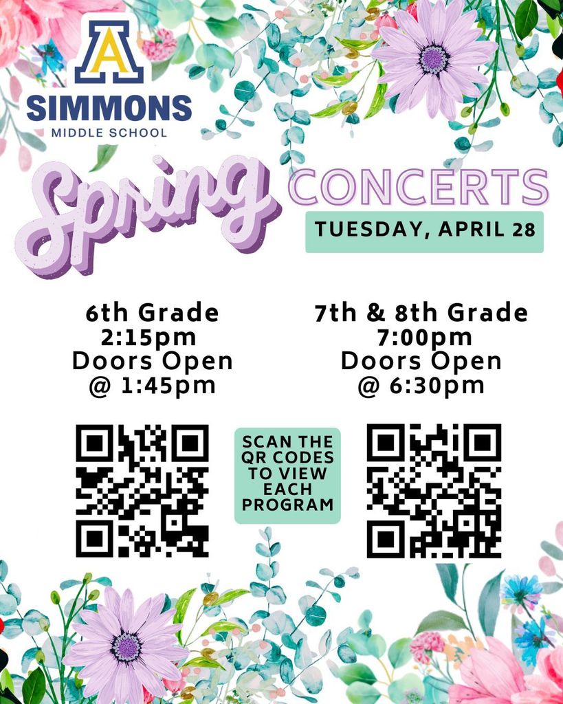 Spring Concert Information