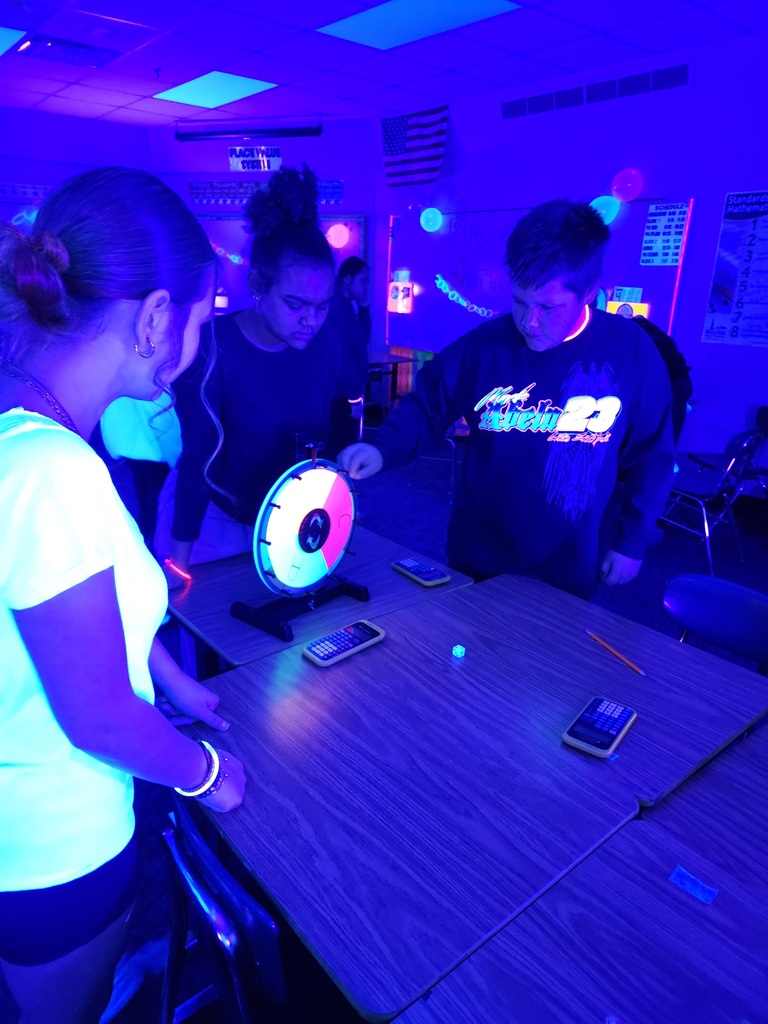 Holgate 7th graders in Mrs. Doxsee's class tested their luck during a probability carnival