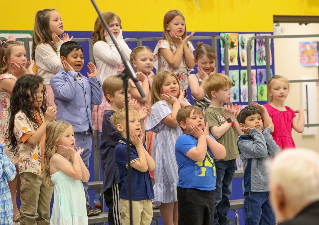 Mike Miller students performing during their spring program
